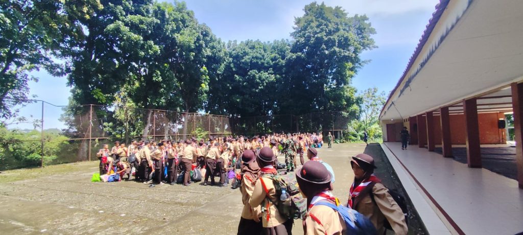 kegiatan pramuka di hambalang sentul bogor