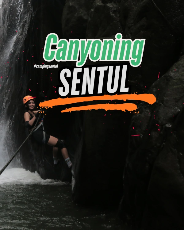Paket Canyoning Wisata viral di sentul
