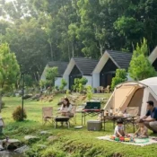 camping pinggir sungai di sentul suasana sejuk dan bisa akses sungai